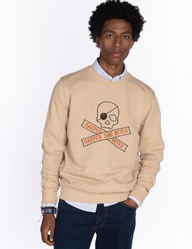 HARPER SUDADERA SKULL CAMEL