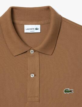 LACOSTE POLO MARRON SLIM FIT