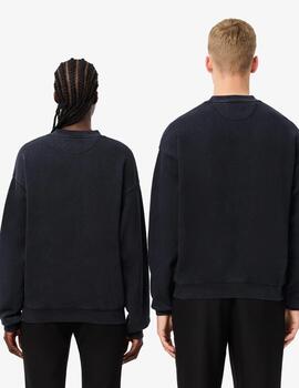 LACOSTE SUDADERA OVERSIZE NEGRA