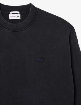 LACOSTE SUDADERA OVERSIZE NEGRA