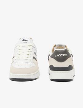 LACOSTE ZAPATILLA T-CLIP SET BEIGE