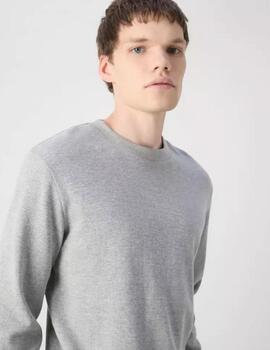 CALVIN KLEIN JERSEY GRIS BADGE