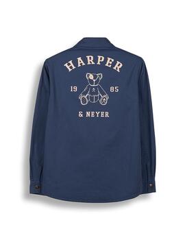 HARPER SOBRECAMISA ARTHUR AZUL MARINO