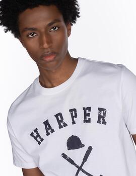 HARPER CAMISETA BLANCA NEGRA NEW ENGLAND