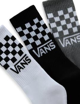 VANS CALCETINES CUADROS PACK3