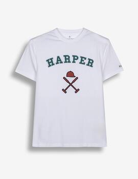 HARPER CAMISETA RETRO BLANCA