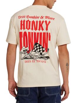 DEUS CAMISETA HONKY TONKIN WHITE