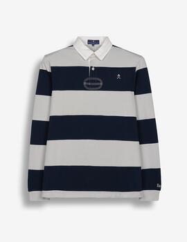 HARPER POLO RUGBY ML LIGHT GREY