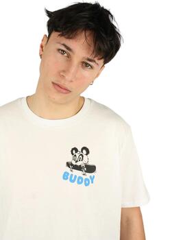 BUDDY CAMISETA BLANCA CRAZY SKATE