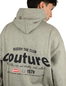 BUDDY SUDADERA GRIS COUTURE