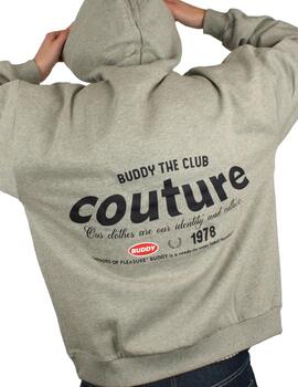 BUDDY SUDADERA GRIS COUTURE