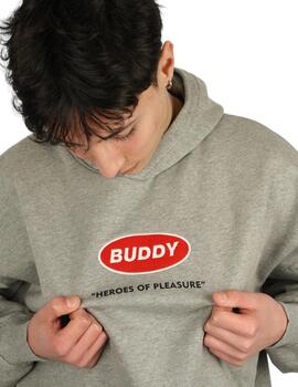 BUDDY SUDADERA GRIS COUTURE