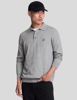 LYLE&SCOTT PLO M/L GRIS MERINO