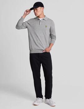 LYLE&SCOTT PLO M/L GRIS MERINO