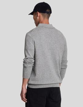 LYLE&SCOTT PLO M/L GRIS MERINO