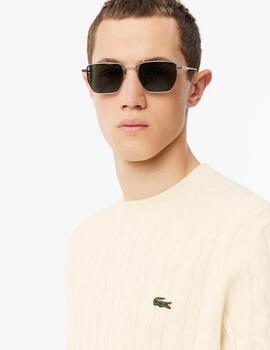 LACOSTE JERSEY BEIGE PUNTO