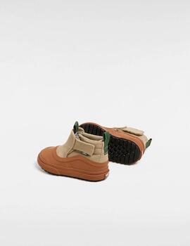 VANS KIDS SLIP ON TERRAIN BROWN GREEN