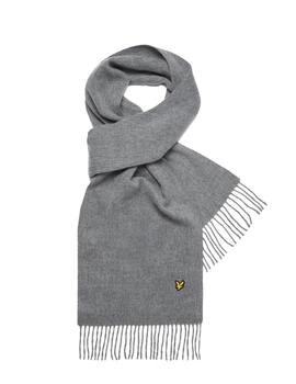 LYLE&SCOTT BUFANDA GRIS LAMBSWOOL