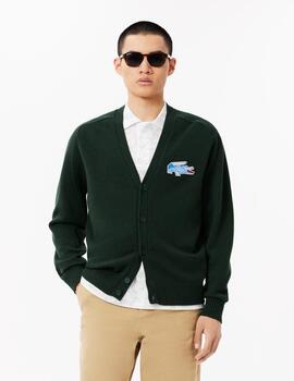 LACOSTE CHAQUETA PUNTO VERDE