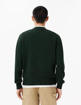 LACOSTE CHAQUETA PUNTO VERDE