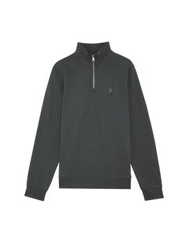 LYLE&SCOTT SUDADERA 1/4 ZIP GUNMETAL