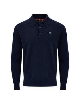 MERC POLO M/L MARINO