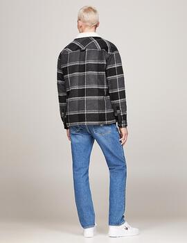 TOMMY SHERPA BLACK CHECK