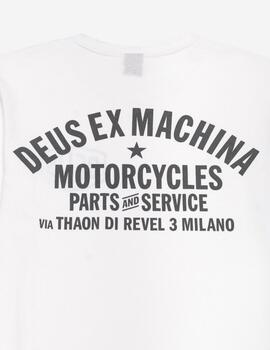 DEUS CAMISETA BLANCA MILANO ADDRESS