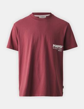 POMPEII CAMISETA ROJO WINE