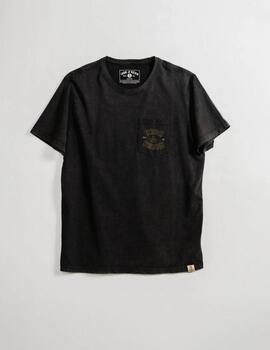 IRON RESIN CAMISETA TAKE IT EASY POCKET NEGRA