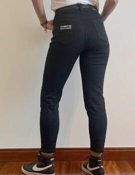 LASAL PANTALON NEGRO MOM MUJER