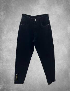 LASAL PANTALON NEGRO MOM MUJER