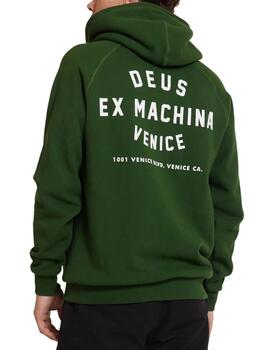 DEUS HOODIE VERDE VENICE ADDRESS