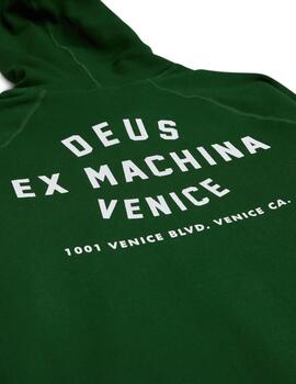 DEUS HOODIE VERDE VENICE ADDRESS