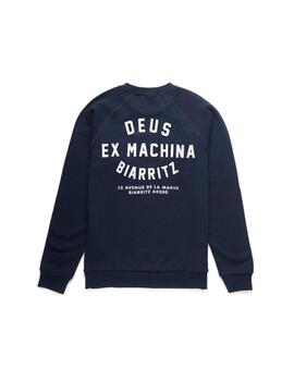 DEUS SUDADERA NAVY BIARRITZ ADDRESS