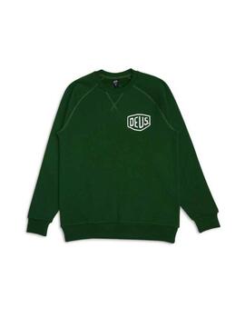 DEUS SUDADERA VERDE TOKYO ADRESS