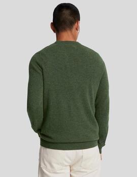 LYLE&SCOTT JERSEY VERDE LAMBSWOOL BLEND