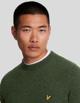 LYLE&SCOTT JERSEY VERDE LAMBSWOOL BLEND