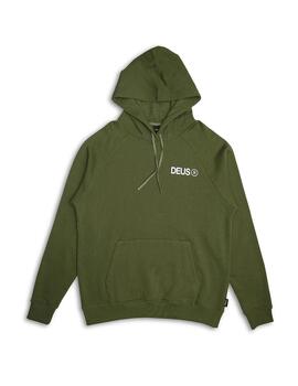 DEUS HOODIE VERDE BEAMS CORDURA