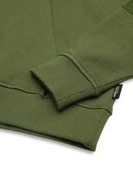 DEUS HOODIE VERDE BEAMS CORDURA