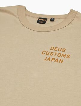 DEUS CAMISETA BEIGE SLICKS CORDURA