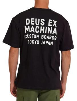 DEUS CAMISETA NEGRA SLICKS CORDURA