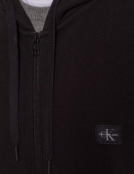 CALVIN KLEIN SUDADERA ZIP NEGRA