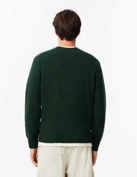 LACOSTE JERSEY VERDE TRICOT