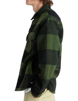 VANS CAMISA VERDE CUADROS DENBY FUZZY