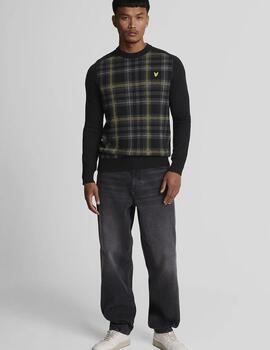 LYLE&SCOTT JERSEY CUADROS VERDE TARTAN JUMPER