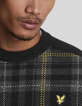 LYLE&SCOTT JERSEY CUADROS VERDE TARTAN JUMPER