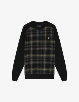 LYLE&SCOTT JERSEY CUADROS VERDE TARTAN JUMPER