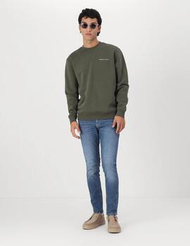 TOMMY SUDADERA FATIGUE GREEN LINEAR