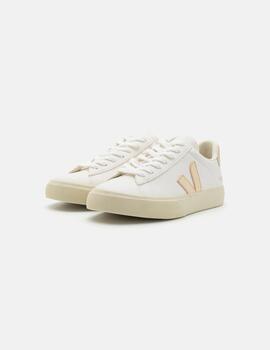 VEJA ZAPATILLA CAMPO EXTRA WHITE PLATINE